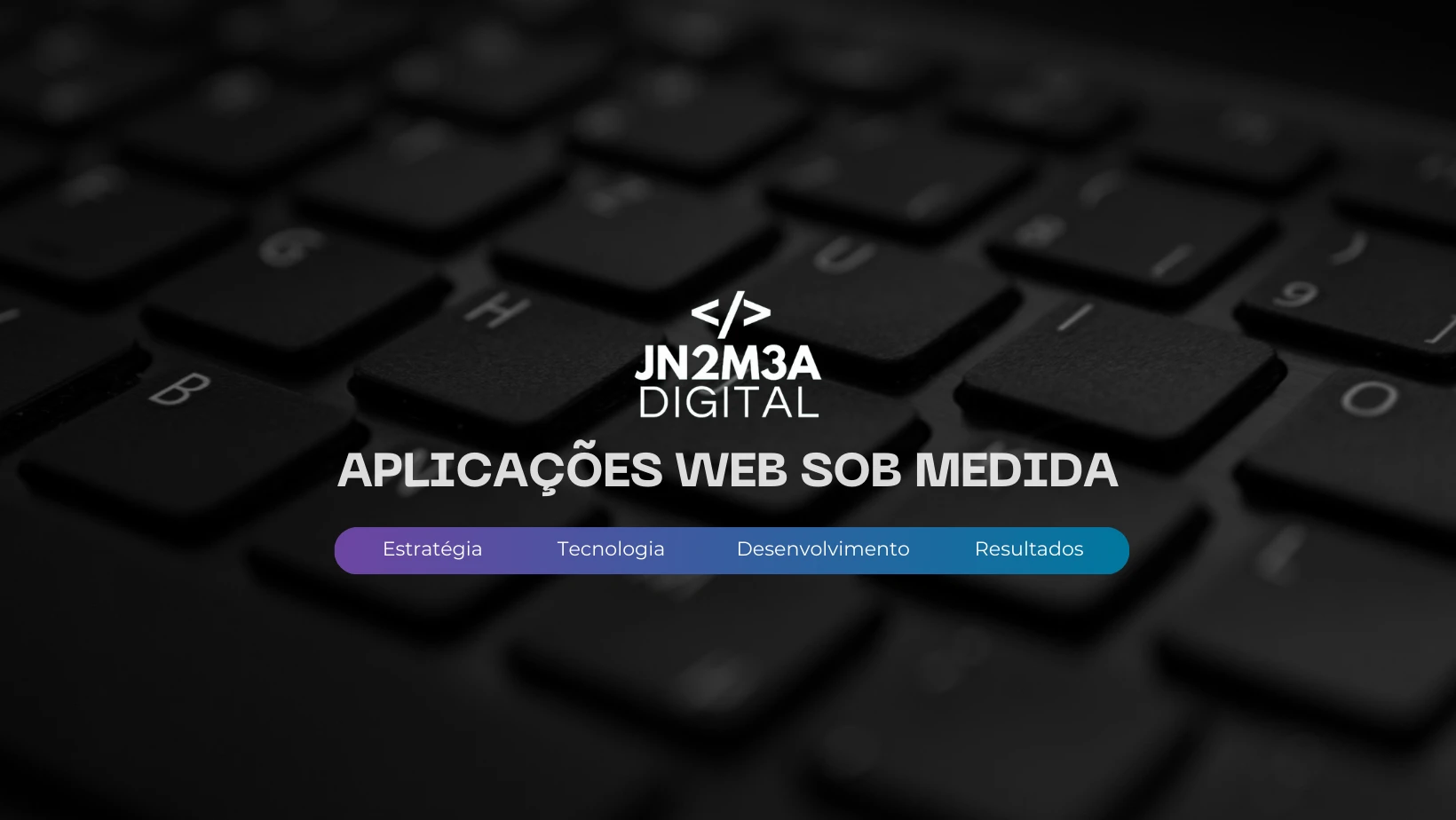 Imagem representando desenvolvimento web e aplicações